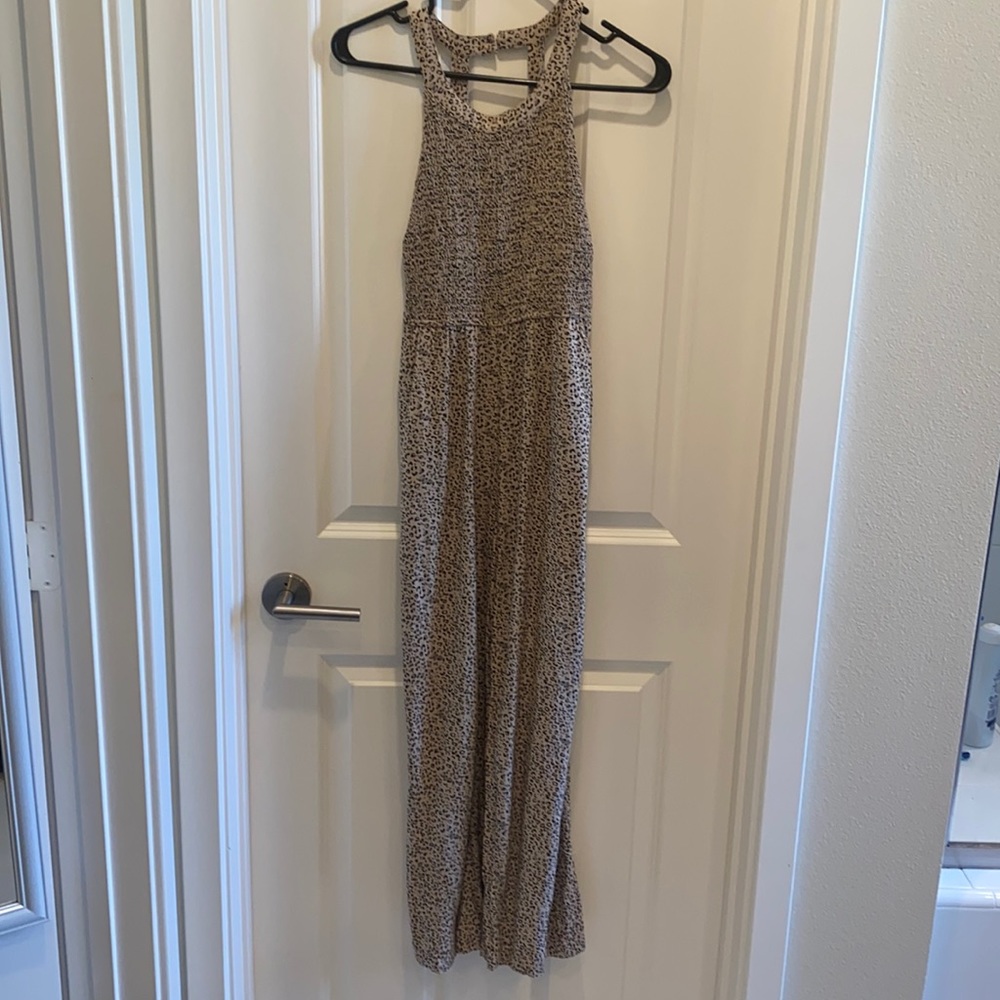 Jessica Simpson animal print jumpsuit